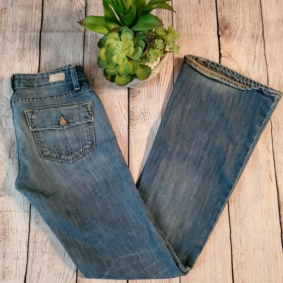 ❌SOLD❌PAIGE PREMIUM DENIM Calabasas Flare Jeans - Picture 7 of 8